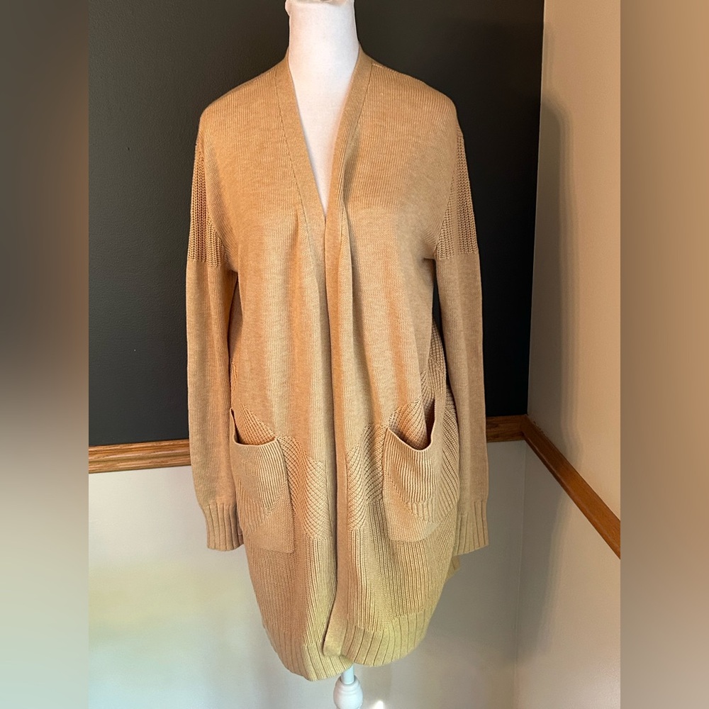 Lululemon Sincerely Yours Wrap Sweater
Heathered Ivory Peach Size Large